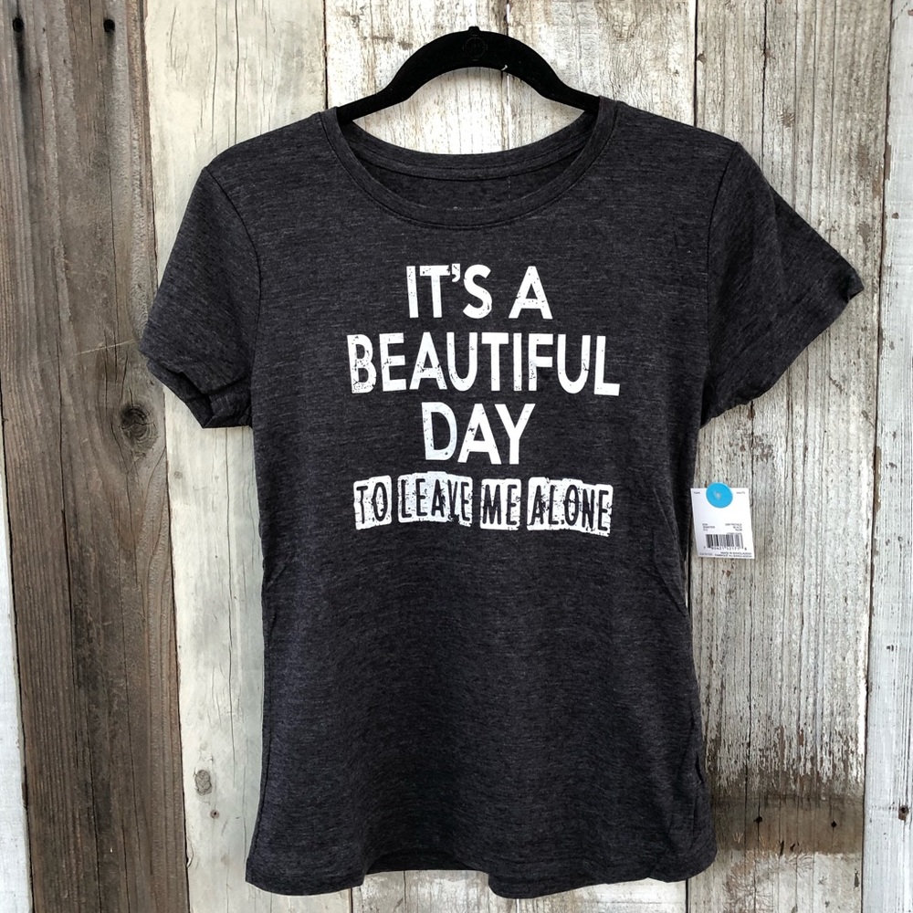 🐰 NWT Funny Slogan Lounge Wear Tee